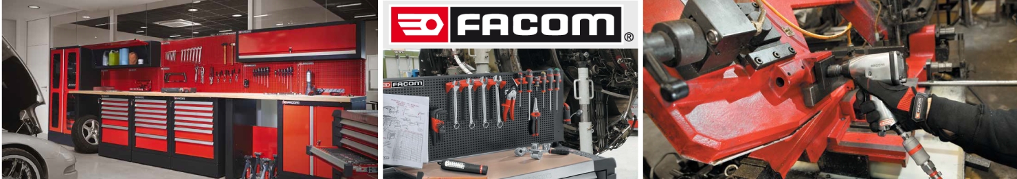Facom- Servante mobile d'atelier à six modules FACOM rouge 101 outils-  51200010 – Kustom Store Motorcycles