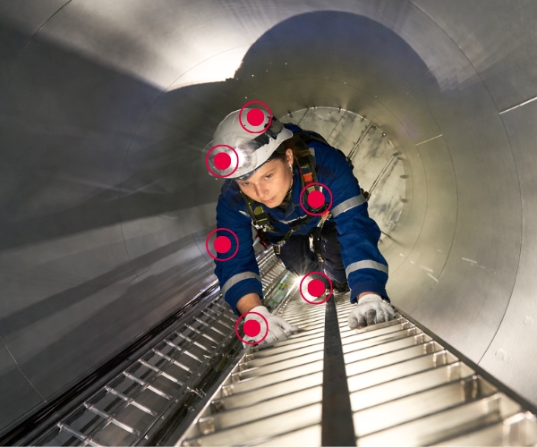 Visuel Accès fût / échelle interne