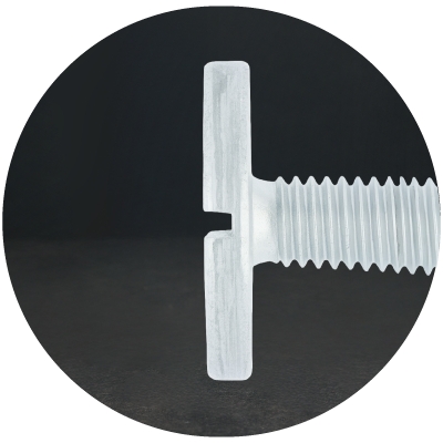 Vis à tête plate pour fixations légères sur bois