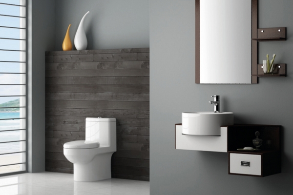 Wc au sol salle de bain