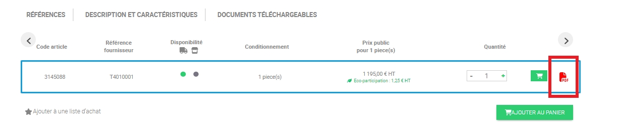 Liste DoP | Téréva