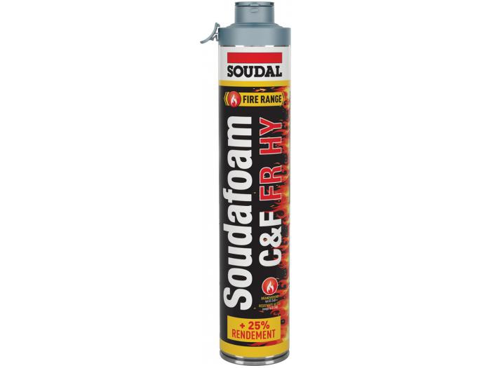 Mousse polyuréthane coupe-feu SOUDAFOAM FR HY C&F Soudal