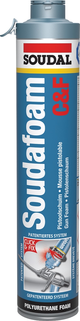 Mousse polyuréthane SOUDAFOAM Click & Fix Soudal