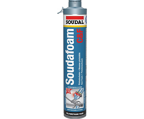 Mousse polyuréthane SOUDAFOAM Click & Fix Soudal