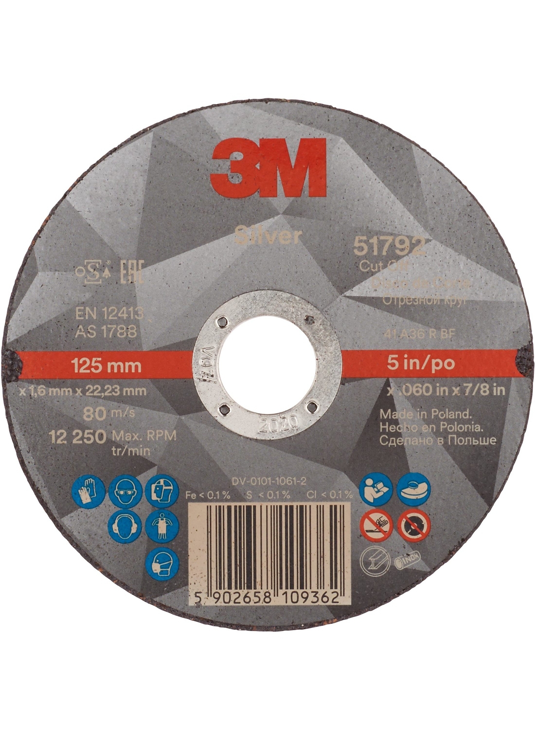  Disque à tronçonner Silver 