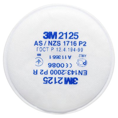 Filtre anti-poussière P2 R K2125 3M Protection