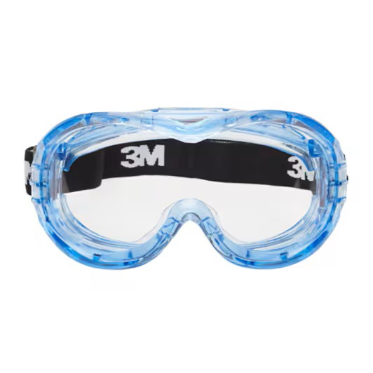 Lunette-masque de protection Fahrenheit incolore ventilation indirecte anti-buée anti-rayures 3M Protection