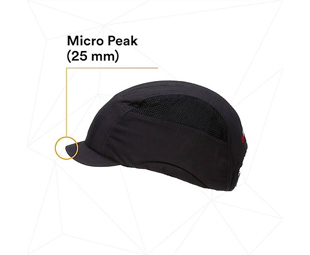 Casquette anti-heurt First Base + - Visière micro 25 mm Protector