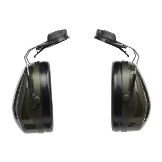 Coquilles antibruit noir Optime II avec attaches P3E SNR 31 dB 3M Protection