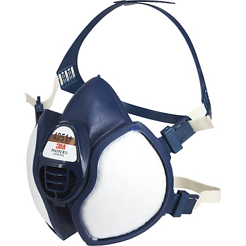 Demi-masque réutilisable avec soupape à filtres intégrés K4251+ - FFA1P2 R D 3M protection