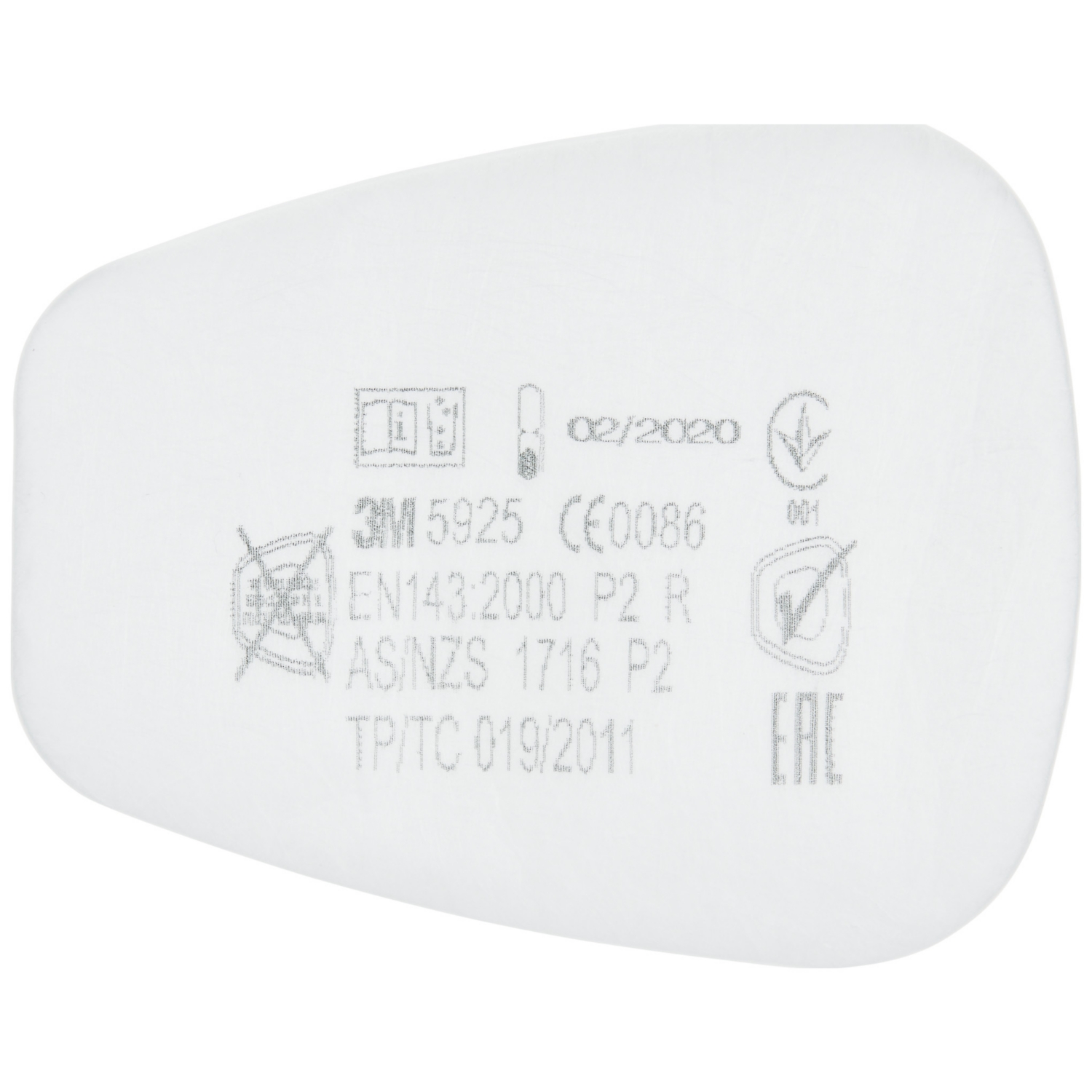 Filtre à particules pour masque série 5000 - sachet de 2 3M