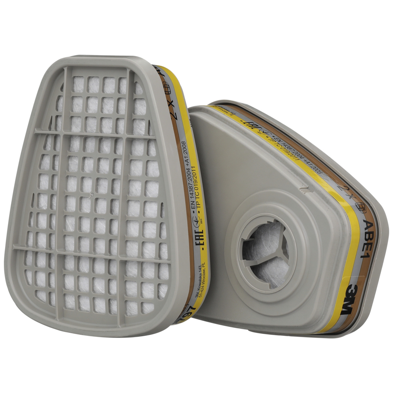 Filtre antigaz et antivapeur pour masque série 6000 - sachet de 2 3M