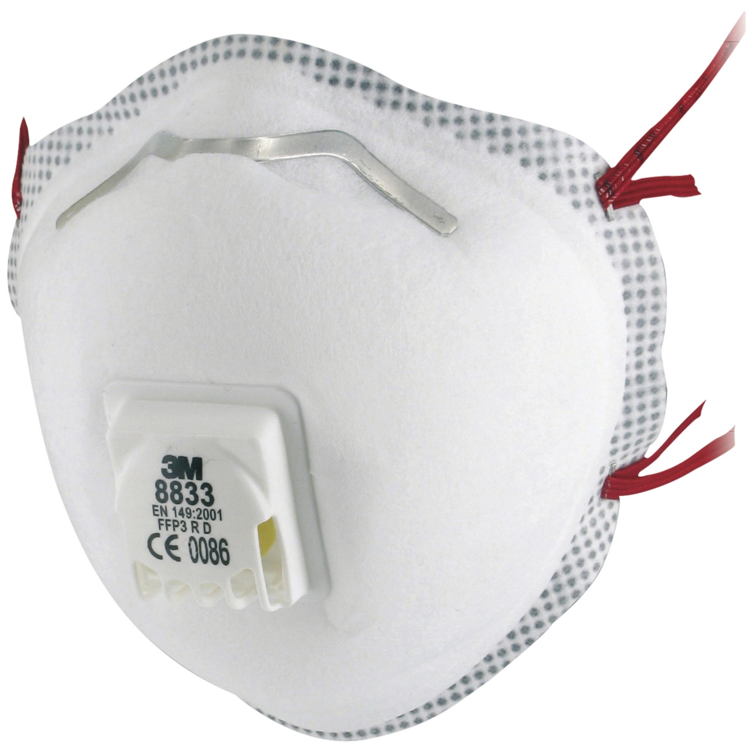  Masque coque jetable anti-poussière avec soupape série 8000 - FFP3 NR 