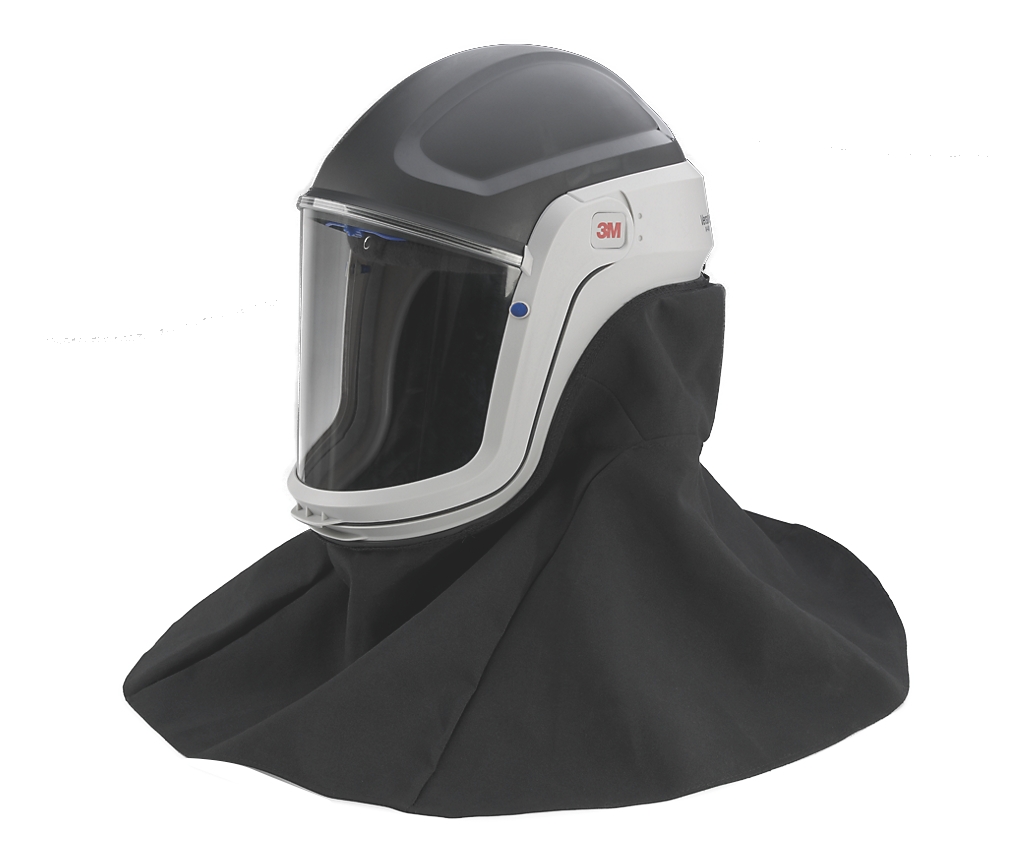  Casque de sécurité avec cape de protection pour unité filtrante Versaflo et Jupiter 