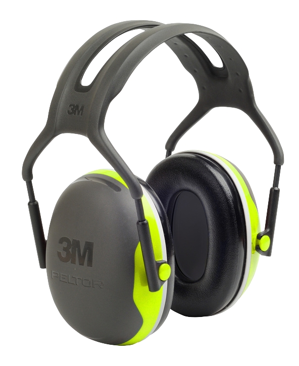  Casque antibruit Peltor série X vert fluo SNR 33 dB 