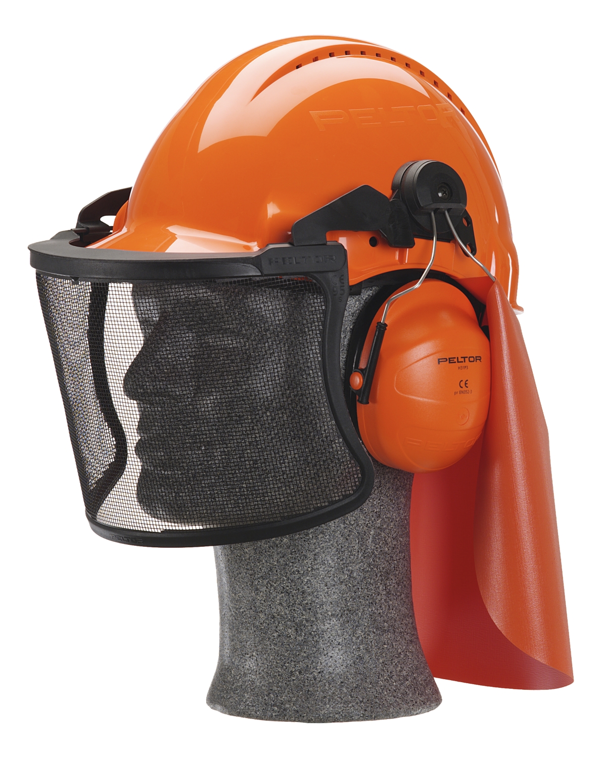 Kit visière grillagée V4C pour casque Peltor 3M Protection