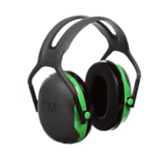 Casque antibruit vert Peltor série X avec serre-tête X1A SNR 27 dB 3M Protection