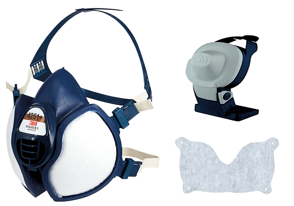  Demi-masque réutilisable avec soupape à filtres intégrés K4277+ - FFABE1P3 R D 