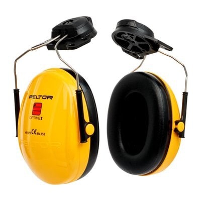 Coquilles antibruit jaune Optime I avec attaches P3G SNR 26 dB 3M Protection