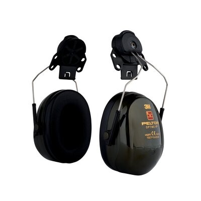  Coquilles antibruit noir Optime II avec attaches P3E SNR 31 dB 