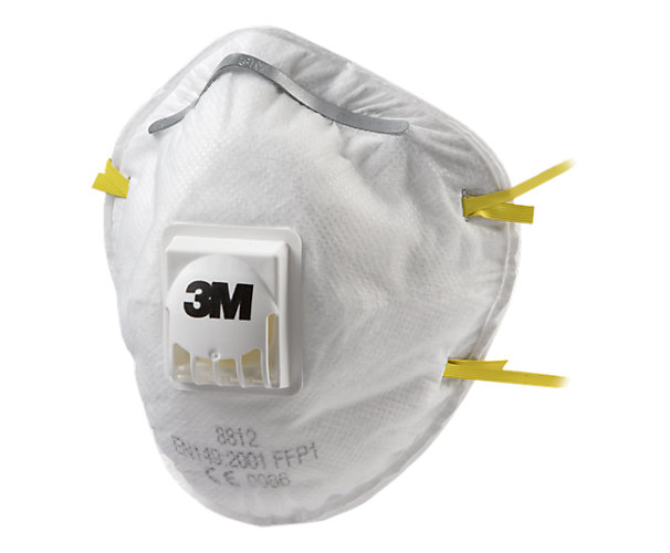 Masque jetable anti-poussière 8812 - FFP1 3M Protection