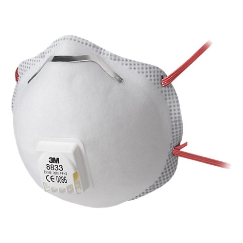 Masque jetable antipoussière FFP3 Confort 3M protection