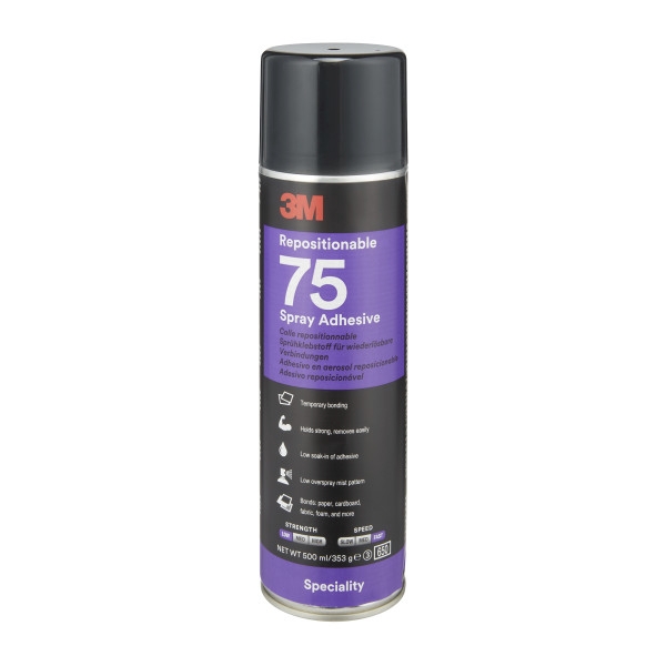Colle 75 en aérosol 3M