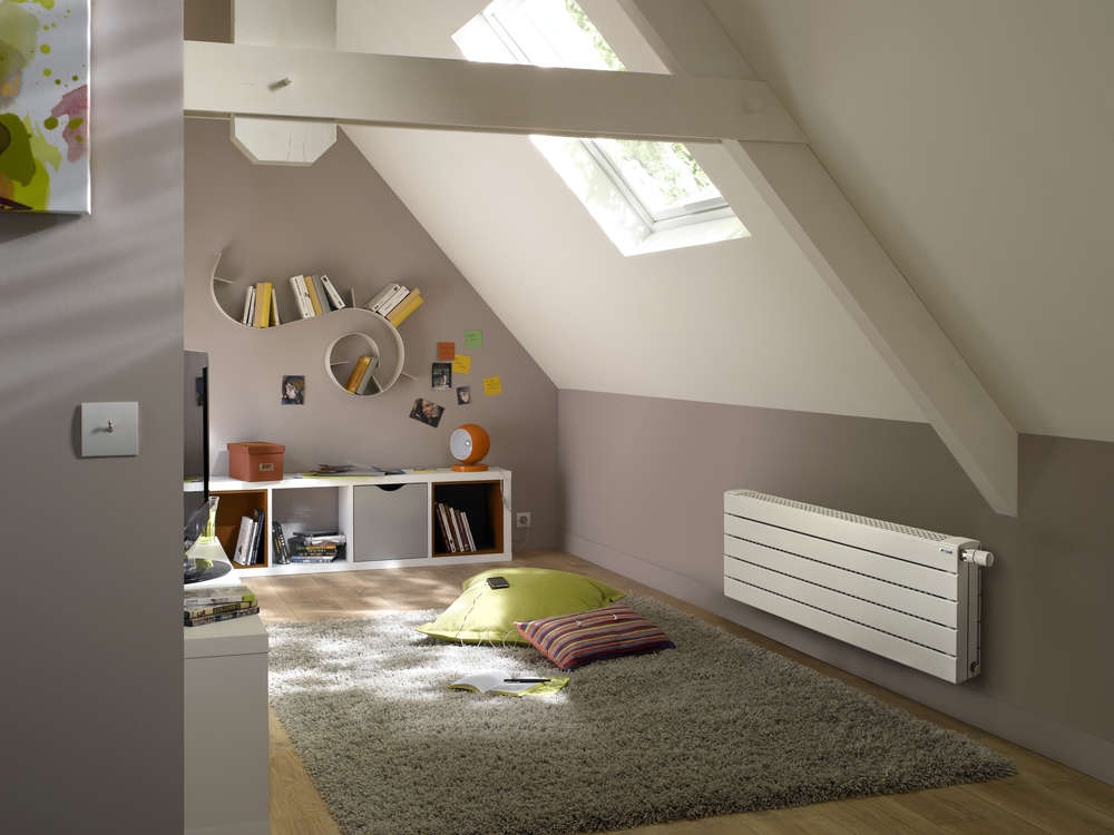 Radiateur Fassane Pack double à ailettes - Horizontal Acova