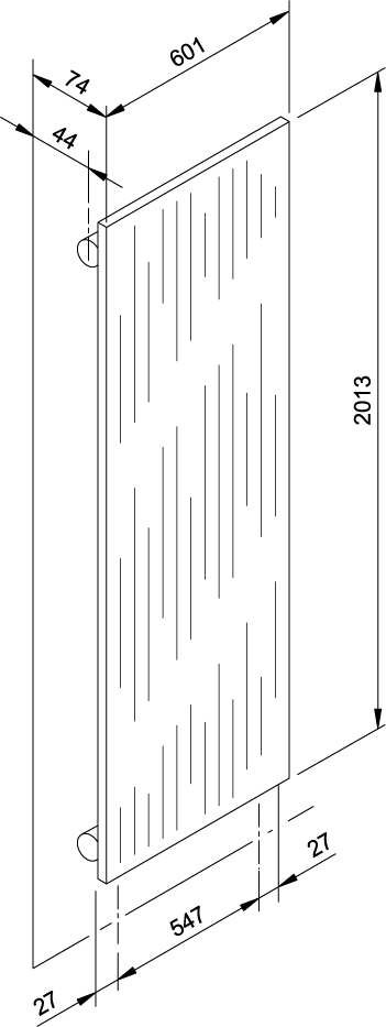 Radiateur Altima vertical Acova