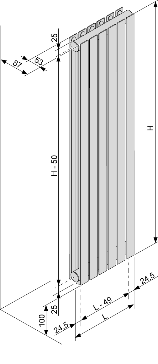 Radiateur Altaï Vertical double Acova