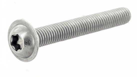 Vis métaux tête bombée six lobes creuse BHC filetage métrique total Inox A2 norme iso 7380-2