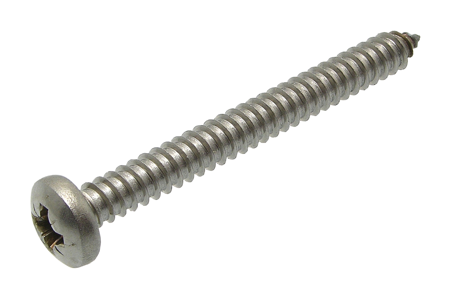Vis à tôle cylindriques larges pozidriv inox A2 Acton