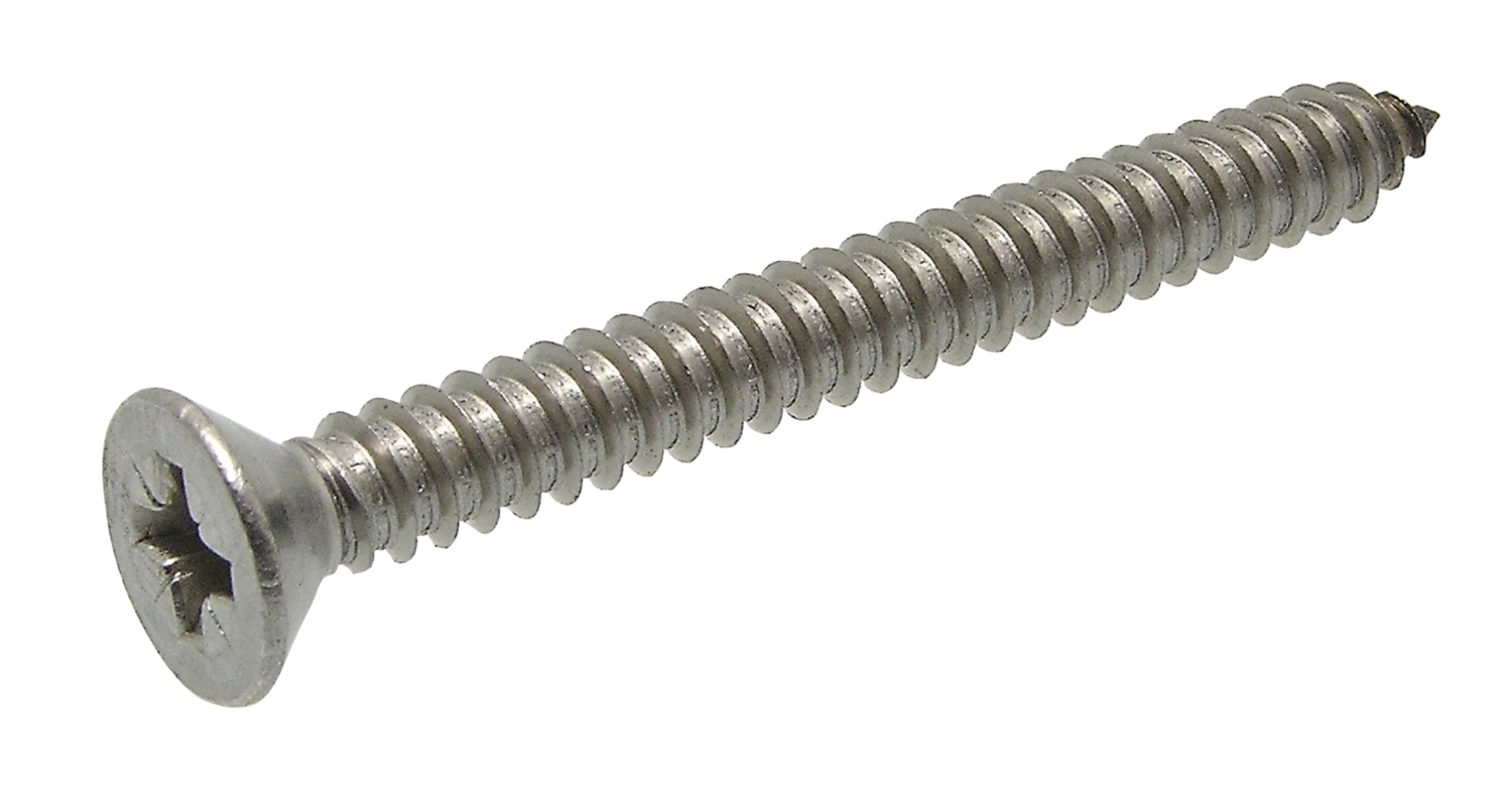 Vis à tôle fraisées pozidriv inox A2 Acton