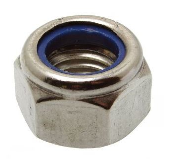 Ecrou hexagonal indésserable avec bague en nylon Acton