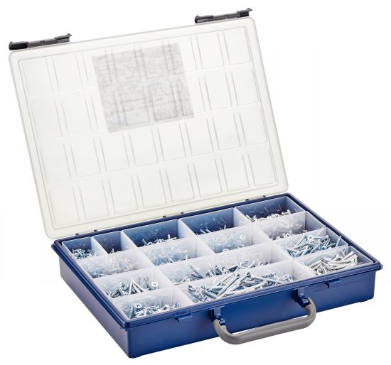 Coffret 1904 pièces - vis autoperceuses TF phillips + embouts