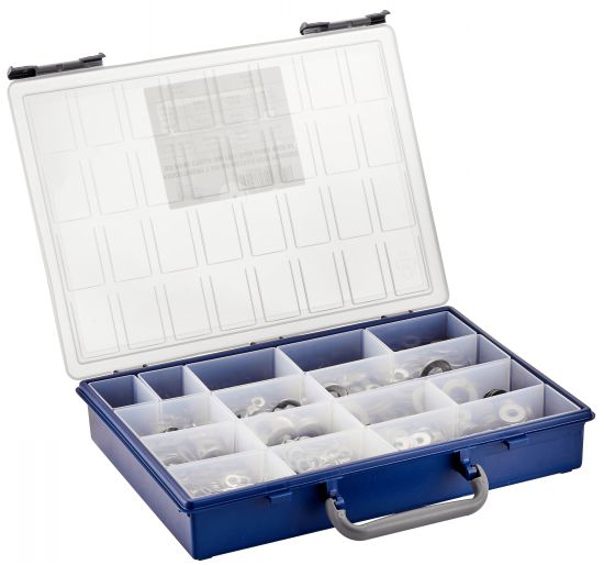 Coffret de 1530 pièces - rondelles inox A2 Acton