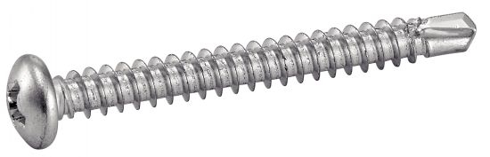  Vis autoperceuse TB tête cylindrique - TC - Acier, électro zingué - 4,2 x 16 