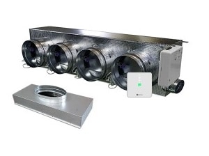 Pack plénum connecté Easyzone C25 Standard+ VMC IB8 Fujitsu + plénum connecté reprise C250 Airzone