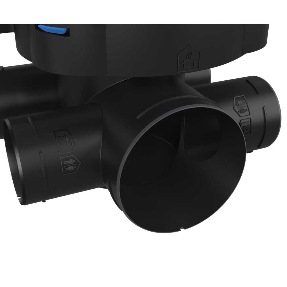 Kit VMC simple flux EasyHOME Hygro Classic + Bouches BDH Aldes