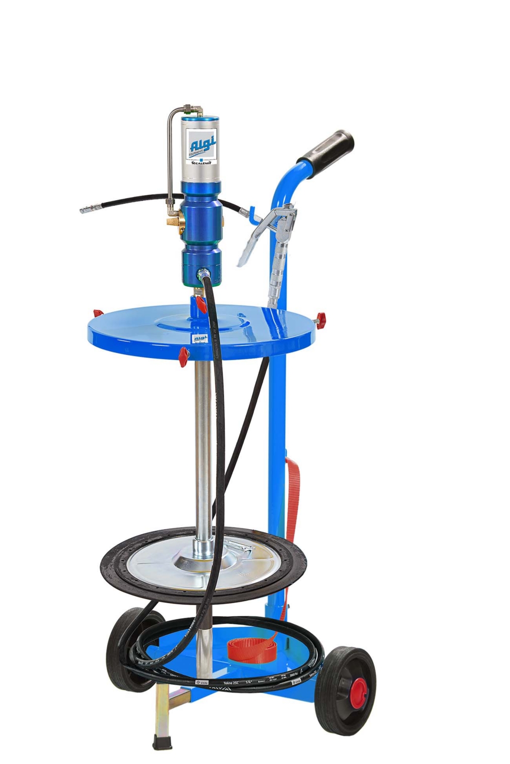  Ensemble mobile graisse 60/1 pour tonnelet 50 kg avec diable 