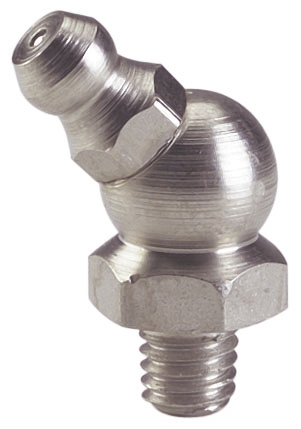 Graisseur bec hydraulique1/4 UNF coudé à 45°