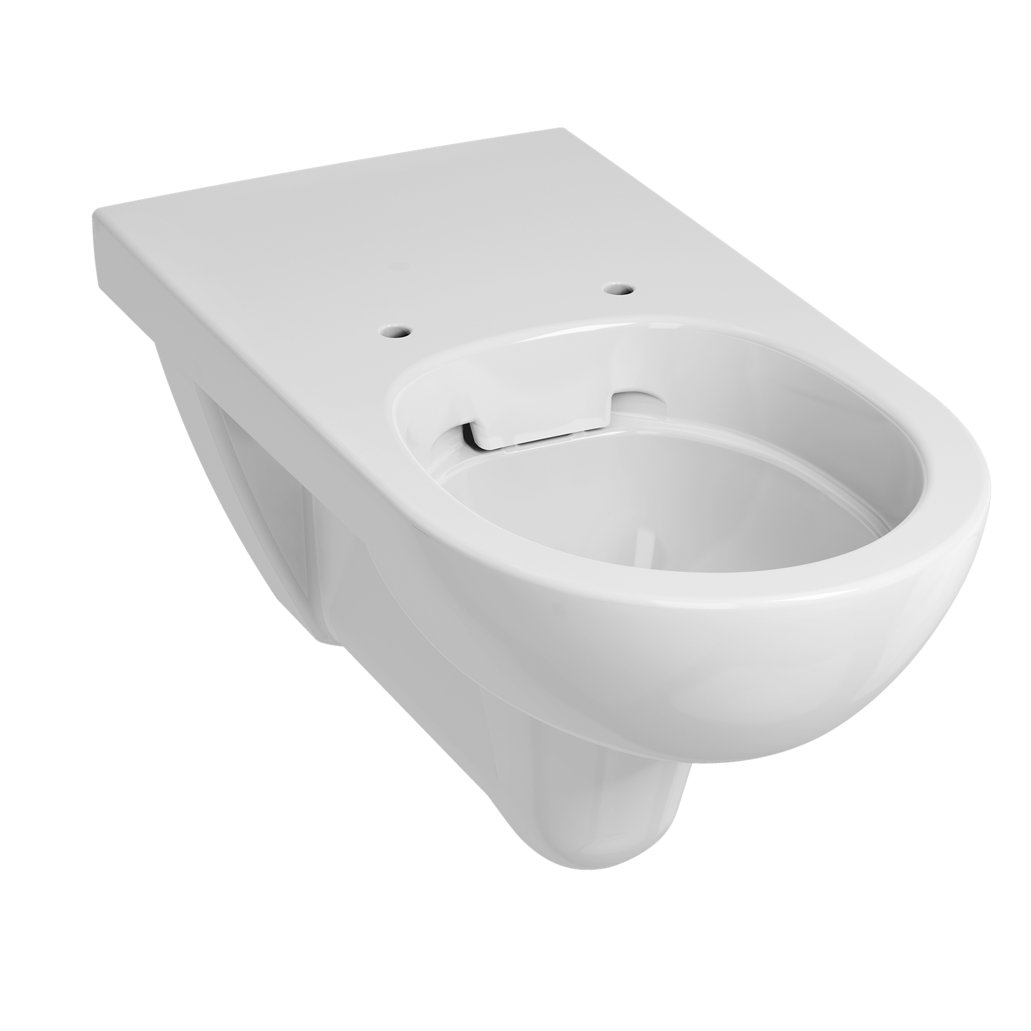 Cuvette WC suspendu à fond creux Geberit Renova Comfort, rallongée, sans  bride