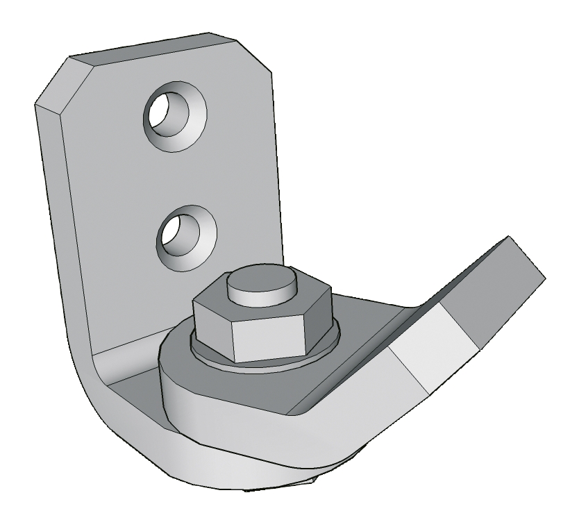 Support pour installation en angle pour Aubagne 2 26000 Geberit