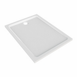  Receveur Melua extra-plat rectangulaire à poser ou à encastrer - Blanc mat 