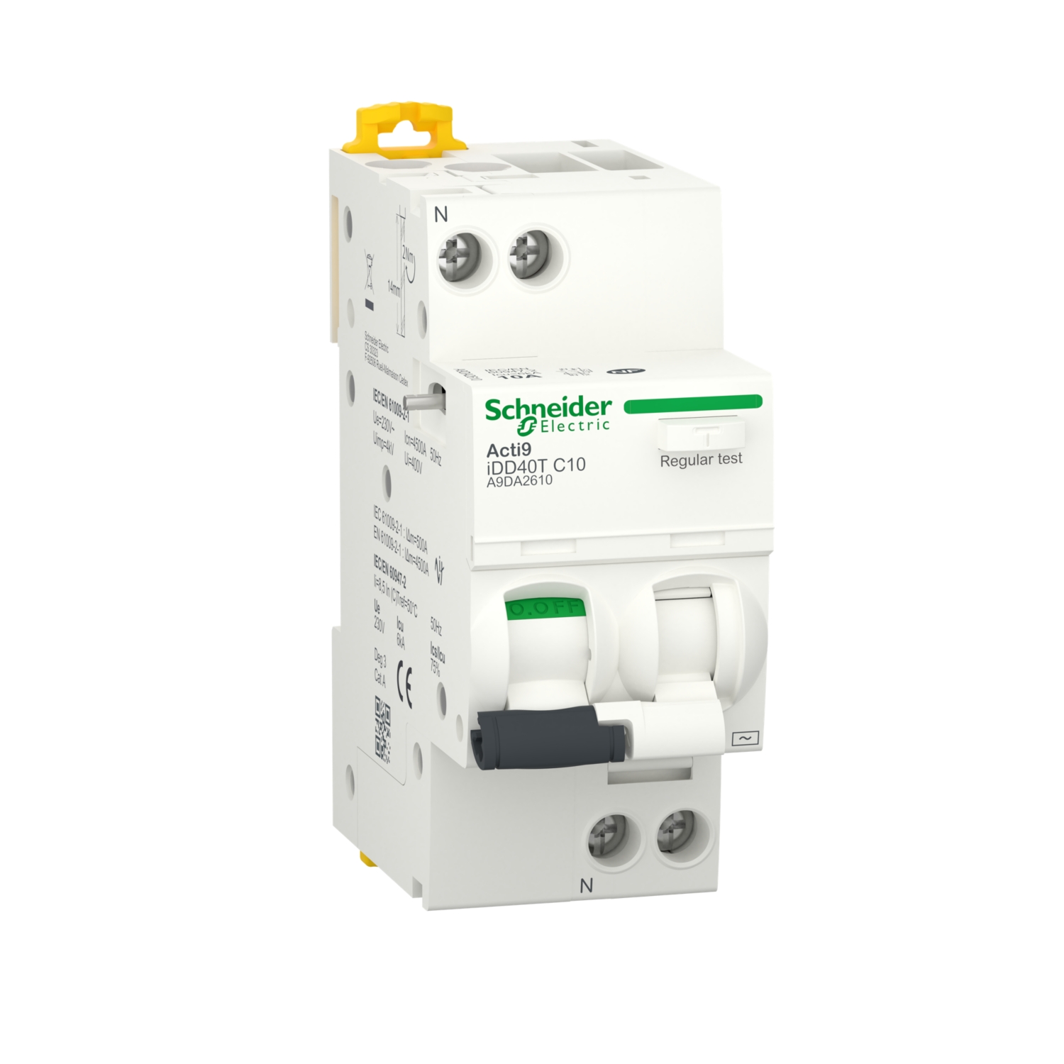 Disjoncteur différentiel iDD40T 1P+N - Courbe C - 6 kA Schneider Electric