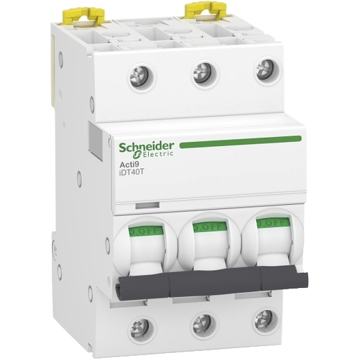 Disjoncteur iDT40T 3P - Courbe C - 6 kA Schneider Electric
