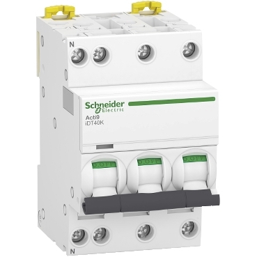 Disjoncteur iDT40K 3P+N courbe C 4,5kA Schneider Electric