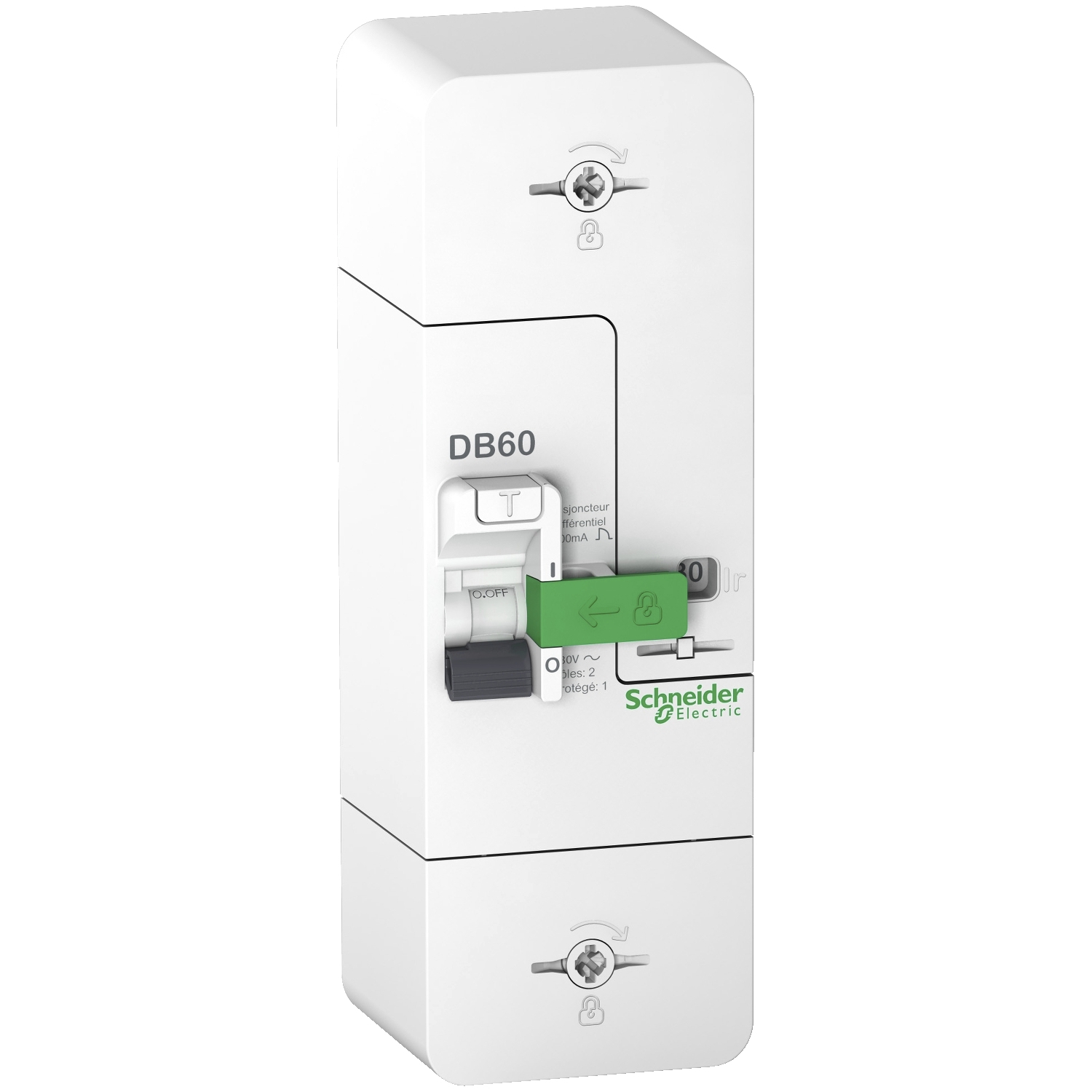 Disjoncteur modulaire Resi9 DB60 - 1P+N Schneider Electric