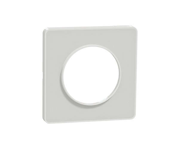 Plaque Odace Touch - Translucide blanc Schneider Electric