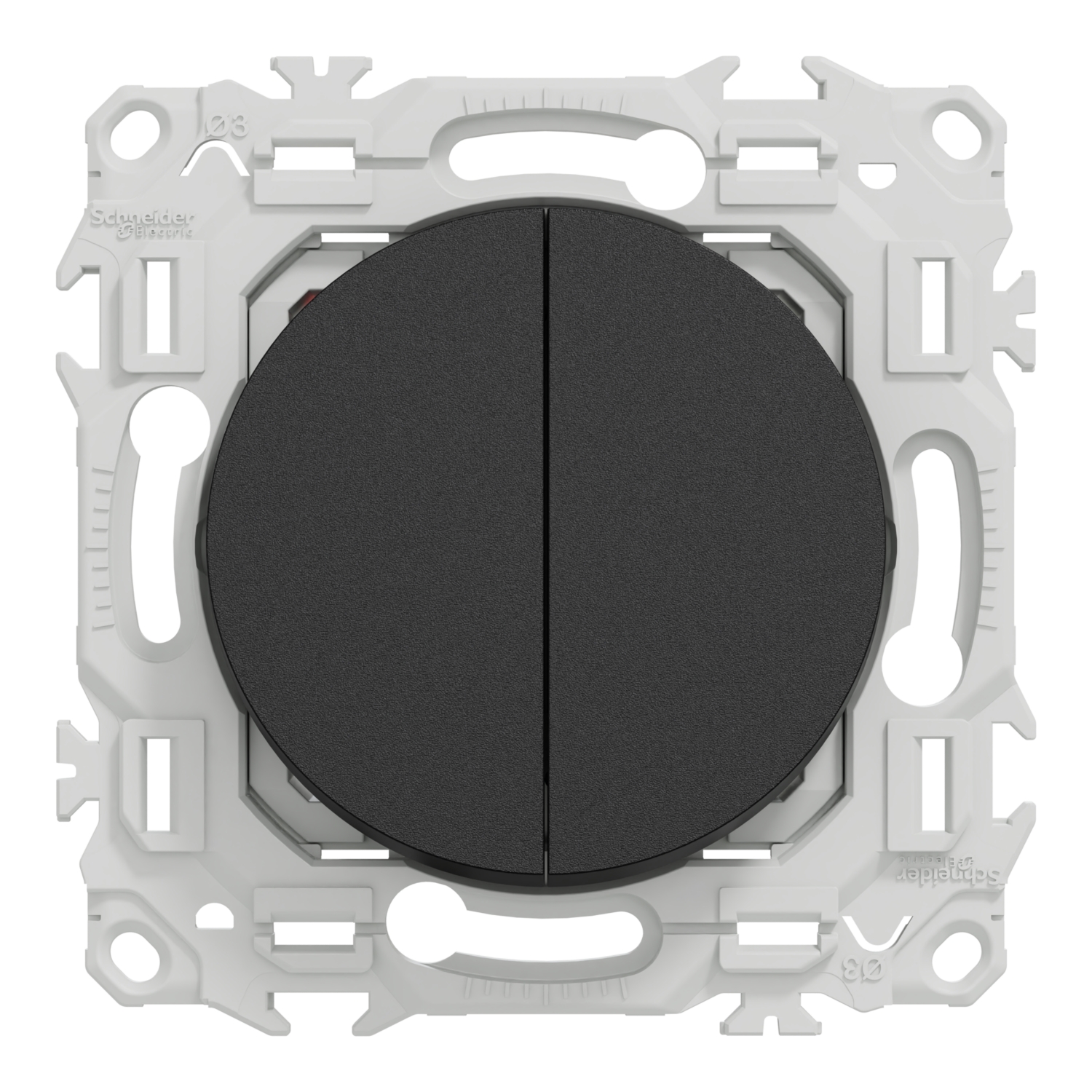 Commande d'éclairage Odace - Noir onyx Schneider Electric